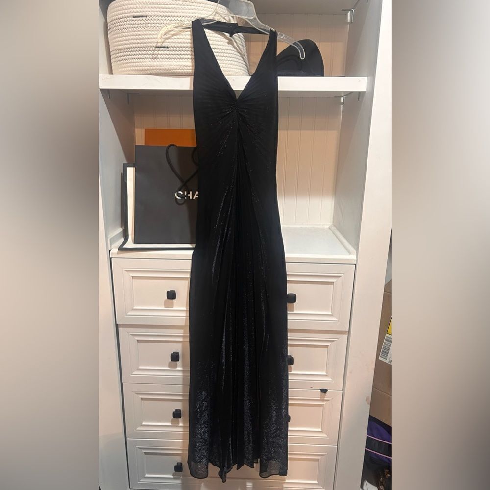 Vintage stunning black sparkly dress